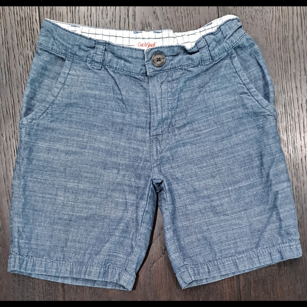 Chambray denim shorts boys